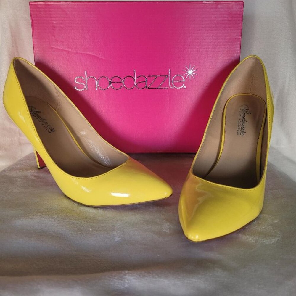 ShoeDazzle,  size 9.5, yellow